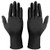 Winco GLN-MB Black Nitrile Medium Disposable Gloves