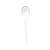 Empress E181004 White Polystyrene Heavy Weight Soupspoon (1000 Packs Per Case)