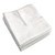 CTC M915112W 12" W x 1.5" H White Square Microfiber Terry Cloths - Pack/12