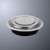 CTC 50-2055 32 Oz. Black Plastic Round Takeout Containers - Pack/150