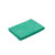 CTC M915101BG 16" x 16" Green Microfiber Rectangle Terry Cloth - Pack/12