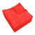 CTC M915107R 9" W x 2" H Red Rectangle Microfiber Terry Cloths - Pack/12