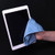 CTC M915103 10" W x 2" H Blue Rectangle Microfiber Suede Glass Cloth - Pack/12