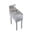 Krowne KR24-1C 12" W x 24" D x 36.5" H Stainless Steel Royal Series Underbar Hand Sink