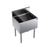 Krowne KR19-24DP-10 24" W x 19" D 10 Circuit Cold Plate Royal Series Underbar Ice Bin or Cocktail Unit