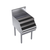 Krowne KR24-18RD 12" W x 24" D Stainless Steel 4 Steps Royal Series Underbar Liquor Bottle Display Unit