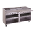 Bakers Pride F-72RS-C-NG Stainless Steel Floor Model Natural Gas Lava Rock Radiant Charbroiler - 240,000 BTU