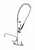 T&S Brass S-0133-A12-B 1.15 GPM Splash or Wall Mount with 8" Adjustable Centers EverSteel Pre-Rinse Unit