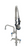 T&S Brass SMPK-2DLN-06 24" L Hose Deck Mount EverSteel Pre-Rinse Unit with Quarter-Turn Eterna Cartridges with Spring Checks and 6" Swing Nozzle