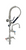 T&S Brass SMPM-2DLN-06 24" L Hose Deck Mount EverSteel Pre-Rinse Unit with Heat Resistant Handles and Compression Cartridges with Spring Checks
