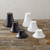 American Metalcraft LFTB65 4.88 Round Black Melamine Pedestal