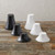 American Metalcraft LFTW63 Lift 3.25" H White Melamine Pedestal