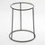 American Metalcraft RSR10 11.75" Black Round Reversible Rubber Coated Steel