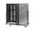 Carter-Hoffmann BB1000 96 Covered Plates Stainless Steel Double Doors Convertible Carter Mobile Banquet Cart - 120 Volts