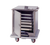 Carter-Hoffmann ST181 Stainless Steel Solid Doors Mobile Satellite Transport Cart - 120 Volts 1-Ph