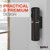 Makula MAKWMBK 1.75'' Black Wall Mounted Cigarette and Ash Receptacle