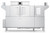 Hobart CL86-DWR+BUILDUP Low Temp Conveyor Dishwasher With Booster Heater 0.39 Gallon and Rack Stainless Steel Enclosure Panels