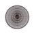 Vollrath 1420-01 12.5" Dia. Thermoplastic Plastic Chocolate Brown Round Tray-Mate Tray Mat