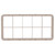 Vollrath HRC1 10" W x 19 3/4" D x 3 1/8" H Half Size 10 Compartments Co-Polymer Plastic Beige Traex Dishwasher Rack Dropped Extender