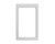 Vollrath 8244020 21.13" W x 12.75" D White Stone (1) 40006 Plastic Cutout Miramar Template