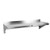 John Boos BHS12120-14/304 Shelf Wall-Mounted 120"W 1-1/2" Rear Up-Turn 14/300 Stainless Steel