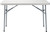 National Public Seating BT2448 24" W x 48" D 18 Gauge Tubular Legs Heavy Duty Folding Table