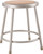 National Public Seating 6218 18" Round Wood Seat Steel Stool