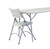 National Public Seating BMFIH3072 30" W x 72" D 19 Gauge Steel Frame & Legs Heavy Duty Fold-in-Half Table