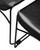 National Public Seating 850-CL Black Polypropylene Seat and Back Commercialine Multi-Purpose Ultra Compact Stack Chair