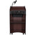 National Public Seating 6010-MY 46" Scratch Resistant Laminate with MDF Core Oklahoma Sound Aristocrat Floor Lectern