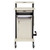 National Public Seating PRC250 Wood Grain Melamine Laminated MDF Top Oklahoma Sound Premium Plus Presentation Cart with Storage Cabinet