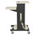 National Public Seating PRC200 18 Gauge Black Steel Frame Oklahoma Sound Premium Presentation Cart