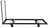 National Public Seating DY-3072 12 72"L Tables Folding Table Dolly