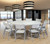 National Public Seating BT71R 71" Dia. Gray Molded Plastic Heavy Duty Round Folding Table