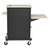 National Public Seating PRC400 18 Gauge Black Steel Frame Oklahoma Sound Jumbo Presentation Cart
