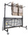 National Public Seating 42-8 42 Chair Dark Brown Table and Chair Storage Truck