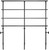 National Public Seating GRTPR4 Back Guardrail for 4 Level Transport Riser