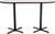 National Public Seating CT43072X 30" x 72" Racetrack Café Table