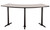 National Public Seating CT52491T 24" x 91.25" 60° Curve Café Table