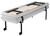National Public Seating TP72 23" W Aluminum Frame With Casters And Legs TransPort Straight Choral Riser