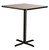 National Public Seating CT32424X 24" x 24" Square Café Table