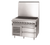 Jade JRLH-06S-T-102 102" (2) 14 3.8" and (4) 27.25" Self-Closing Drawers Stainless Steel Self-Contained Titan Fire and Ice Refrigerated Base - 115 Volts