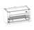 Jade JBR-JB36-WM-NG 36" Stainless Steel Natural Gas Bistro Wall-Mount Salamander Broiler - 35,000 BTU