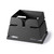 Rosseto LD138 10.35" W Black Stainless Steel Trapezoid Modular Skycap Riser