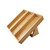 Rosseto SB113 4-Piece Natural Finish Bamboo Medium Rectangular Natura Tray and Stand Set