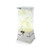 Rosseto LD139 4 Gal. Clear Acrylic Square with Stainless Steel Pyramid Base Beverage Dispenser
