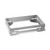 Rosseto SM230 21.6" W Silver Stainless Steel Rectangular Stackable Multi-Chef Serving Station Base