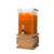 Rosseto LD116 1 Gal. Acrylic Square with Natural Bamboo Base Beverage Dispenser