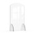 Rosseto AG014 24" W x 40" H Clear Acrylic Avant Guarde Sneeze Guard or Health Safety Shield
