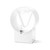 Rosseto LD182 5 Gal. White Acrylic Barrel Lucid Beverage Dispenser